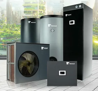 Pompă de căldură Kensol cu kit complet: puffer, boiler și Hydrobox